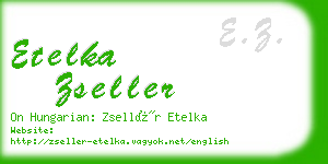 etelka zseller business card